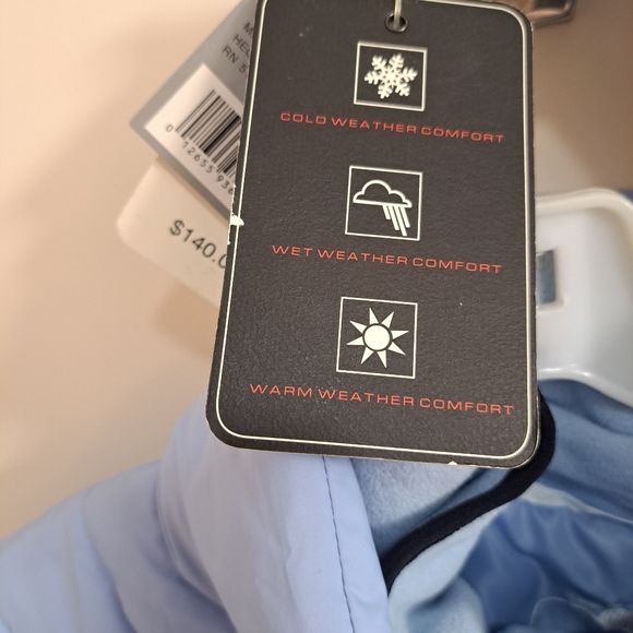 NWT Misty Harbor Skiing All Weather Down Puffer Jacket in  Icicle Blue Size XL - Picture 4 of 16